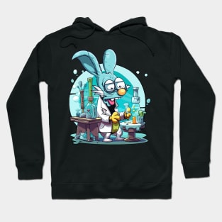 Crazy bunny, mad scientist Hoodie